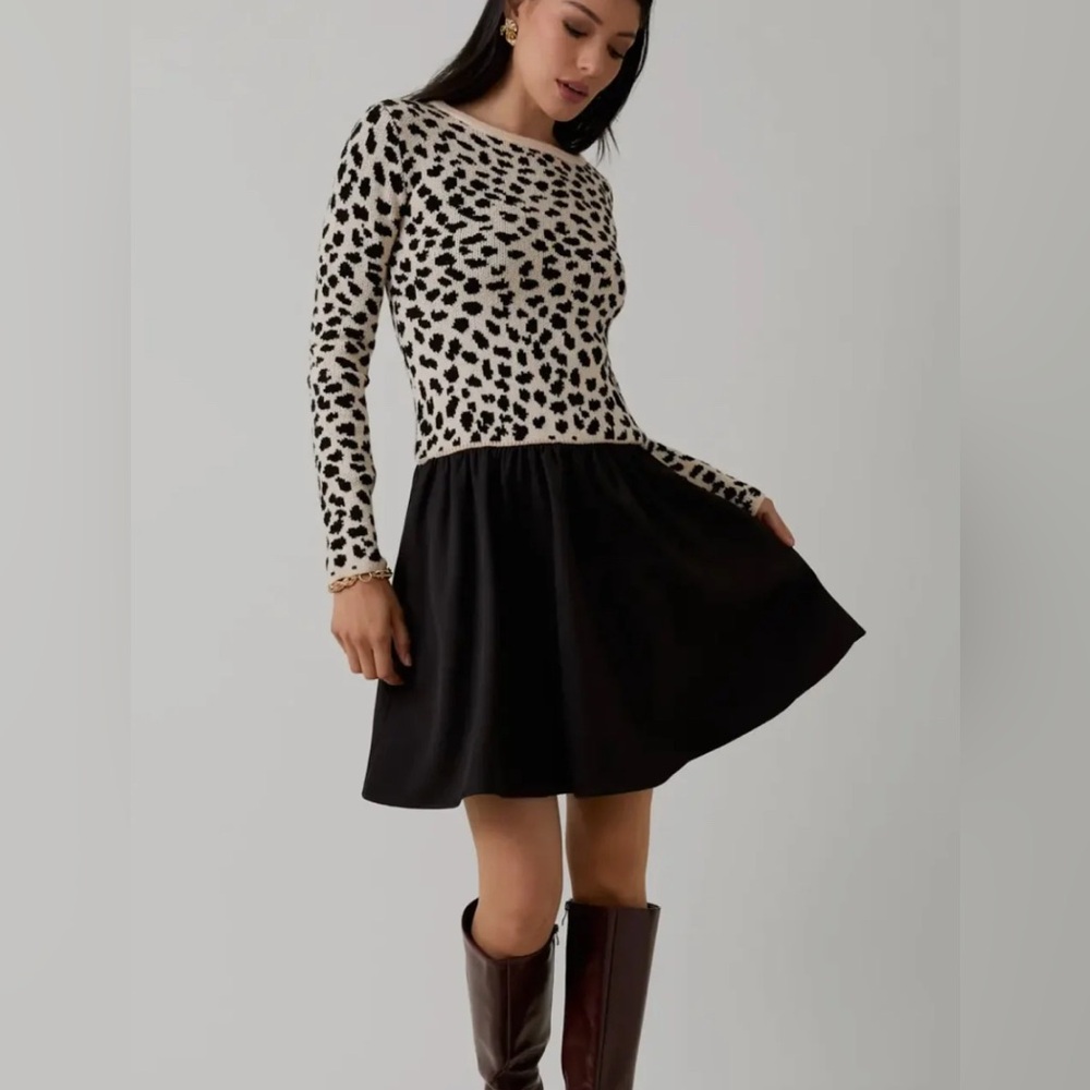 Sunday Collection Women’s Wild Contrast Knit Dress